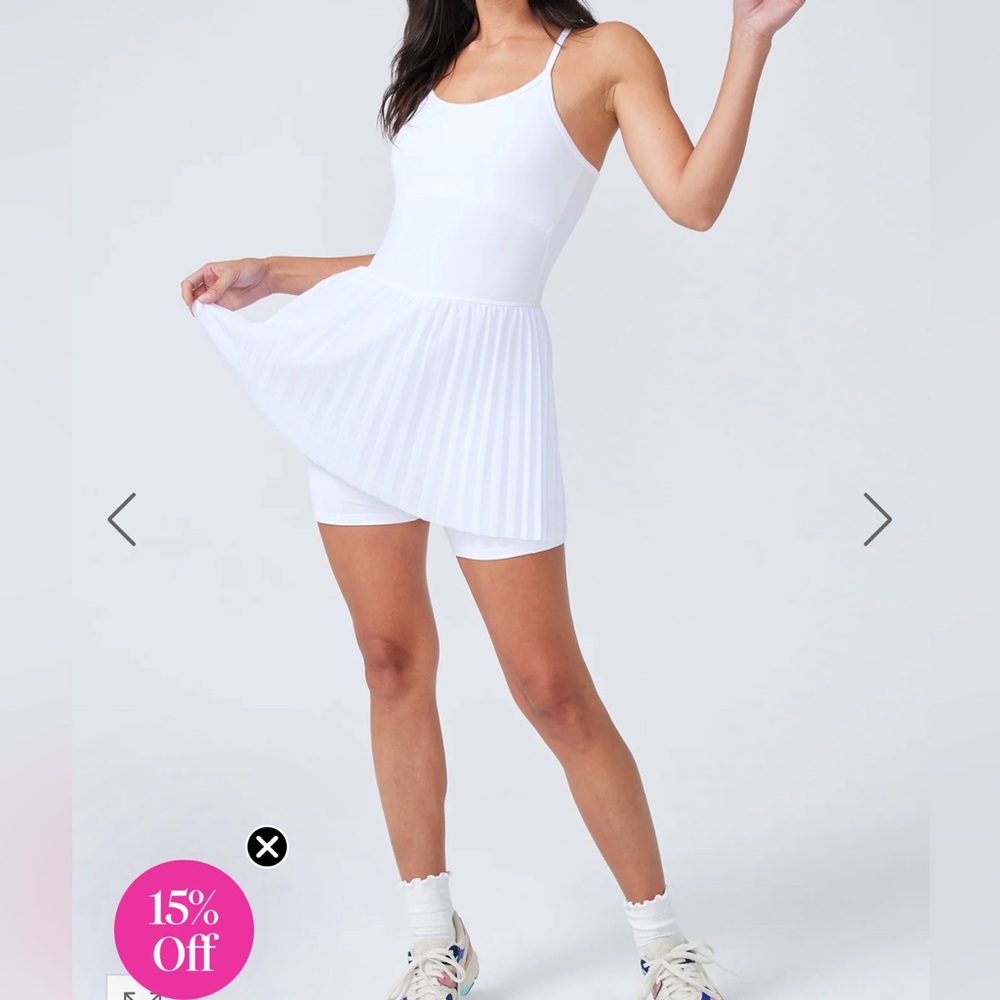 Brand new with tags- Terez tennis dress, white, size small